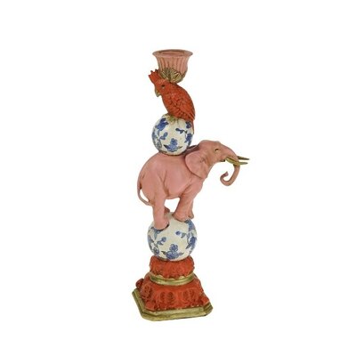 0 Candle Holder Bird on elephant