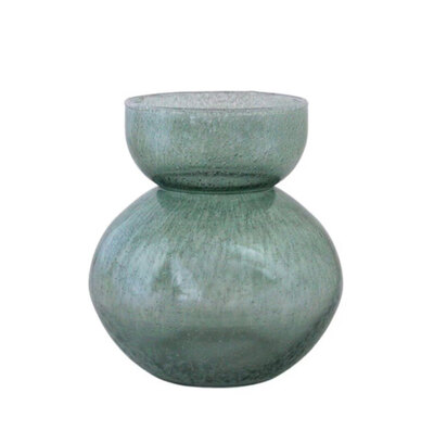 0 Ellen glass vase green