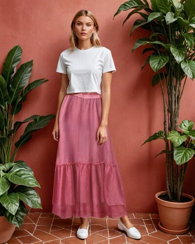 0 Happy ever after Skirt peony pink