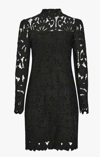 0 Karletta Black Lace Dress