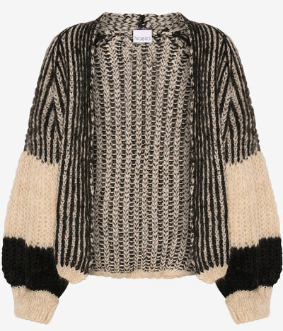 0 Liana Knit cardigan cream/black