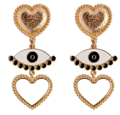 0 Love gaze Dangles Earrings 