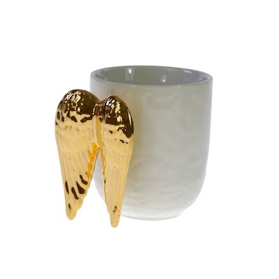 0 Mug Golden wings white