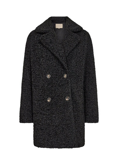 0 Mukitie vegan furry coat Black 