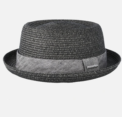 0 Pork Pie Toyo Hat Black