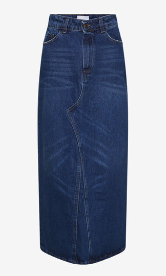 0 Rory Denim Skirt dark blue wash