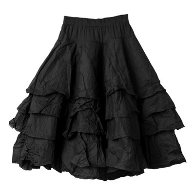 0 Skirt Tine Hard Voile Black