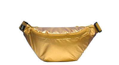 0 metallic gold bumbag/vyölaukku