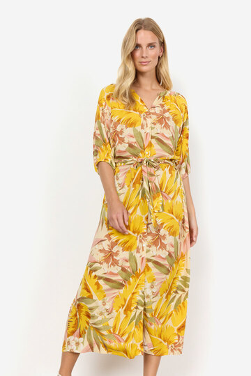 Ale0 Elyse dress yellow combi