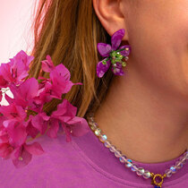 0 Bougainvillea Earrings