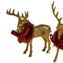 0 Deer gold ornament