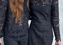 0 Karletta Black Lace Dress