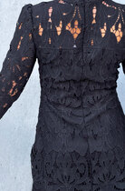 0 Karletta Black Lace Dress