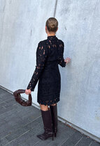 0 Karletta Black Lace Dress