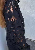 0 Kimika Black lace Blouse