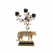 0 Kynttilänjalka Tiikeri-Tiger Candle Holder