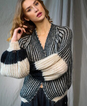 0 Liana Knit cardigan cream/black