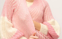 0 Liana Knit cardigan white/rose