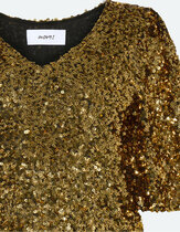 0 Manalina Sequin dress Gold