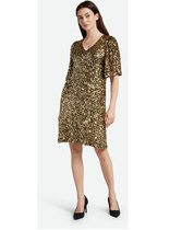 0 Manalina Sequin dress Gold