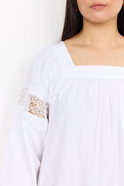 0 Netti shirt w. Lace white