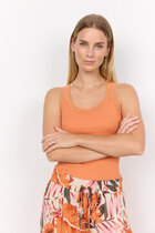 0 Sarona silk-cotton top papaya