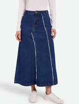 0 Uvela Denim skirt