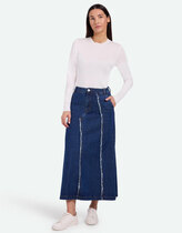 0 Uvela Denim skirt