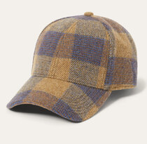 0 Wool check baseball cap